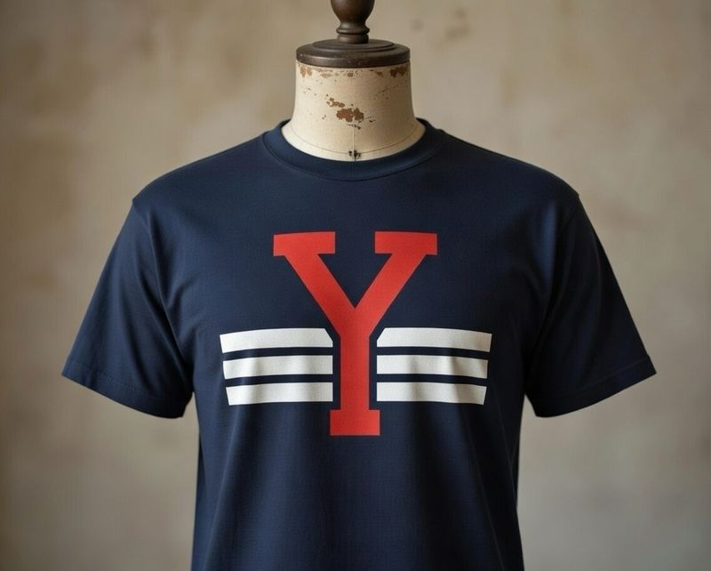 Ivy Style Y Stripe organic cotton T Shirt