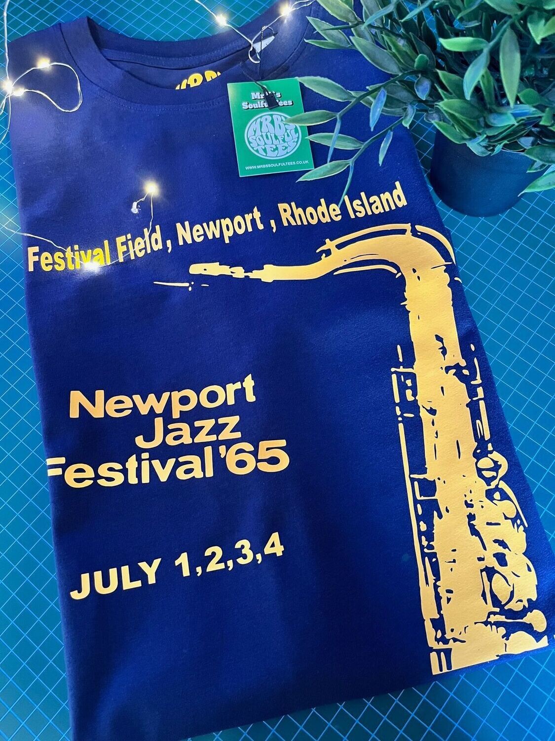 Newport Jazz Festival 65 Organic Cotton T-Shirt Newport Jazz Festival 65 Organic Cotton T-Shirt