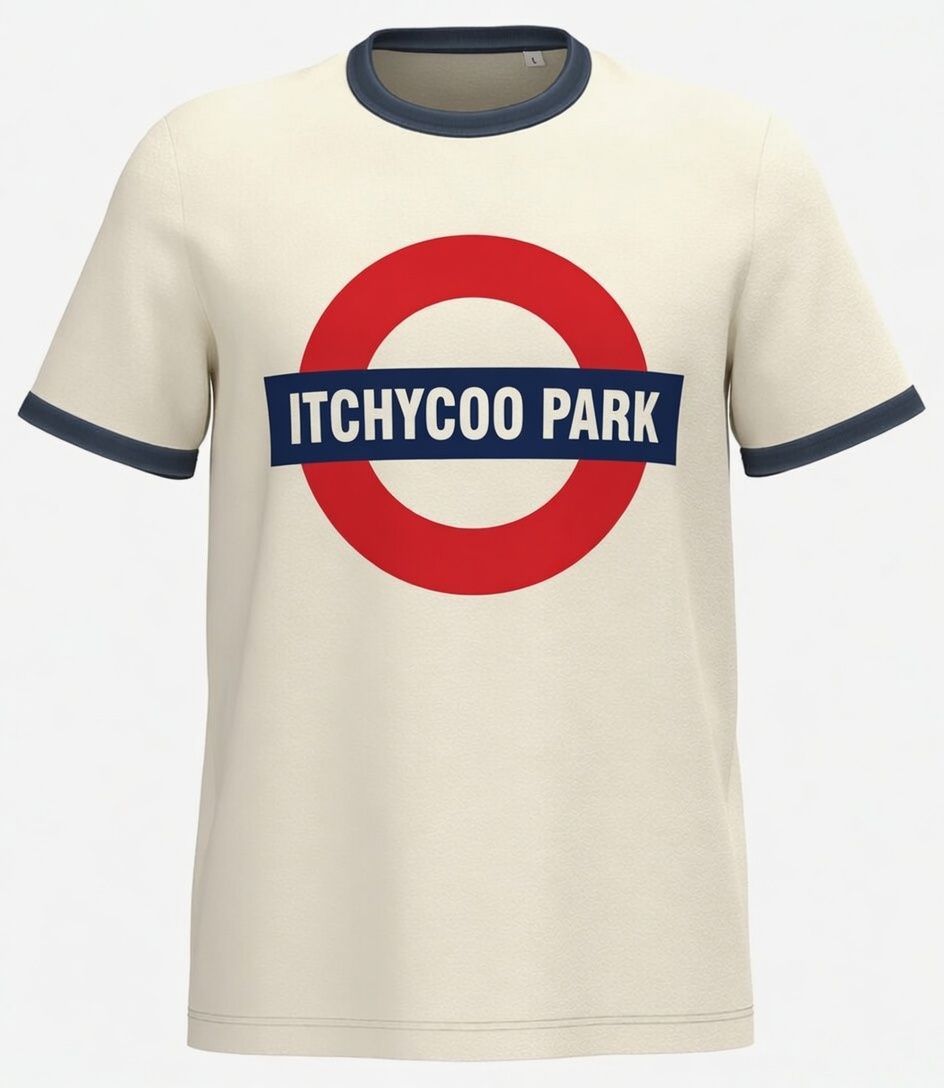 ITCHYCOO PARK ORGANIC COTTON RINGER T SHIRT