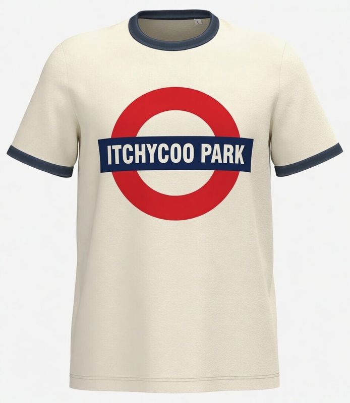 ITCHYCOO PARK ORGANIC COTTON RINGER T SHIRT