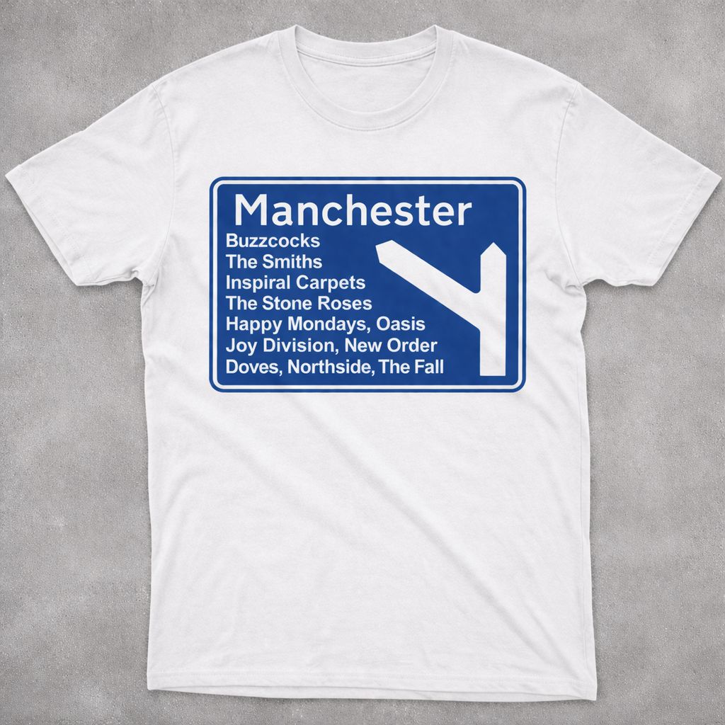 Manchester Music Organic Soft Cotton T Shirt
