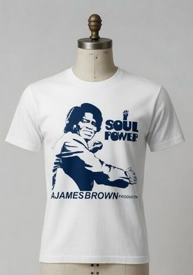 James Brown Soul Power Organic Cotton T-Shirt