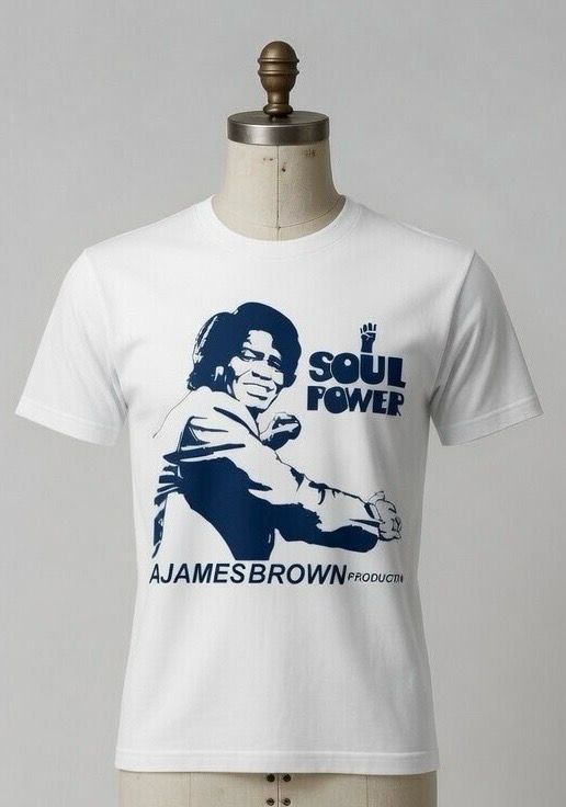 James Brown Soul Power Organic Cotton T-Shirt James Brown Soul Power Organic Cotton T-Shirt