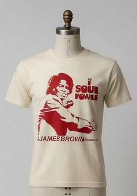 Lee James Brown Soul Power Tシャツ L James Brown Soul Power Organic Cotton T-Shirt