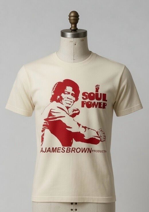 James Brown Soul Power Organic Cotton T-Shirt
