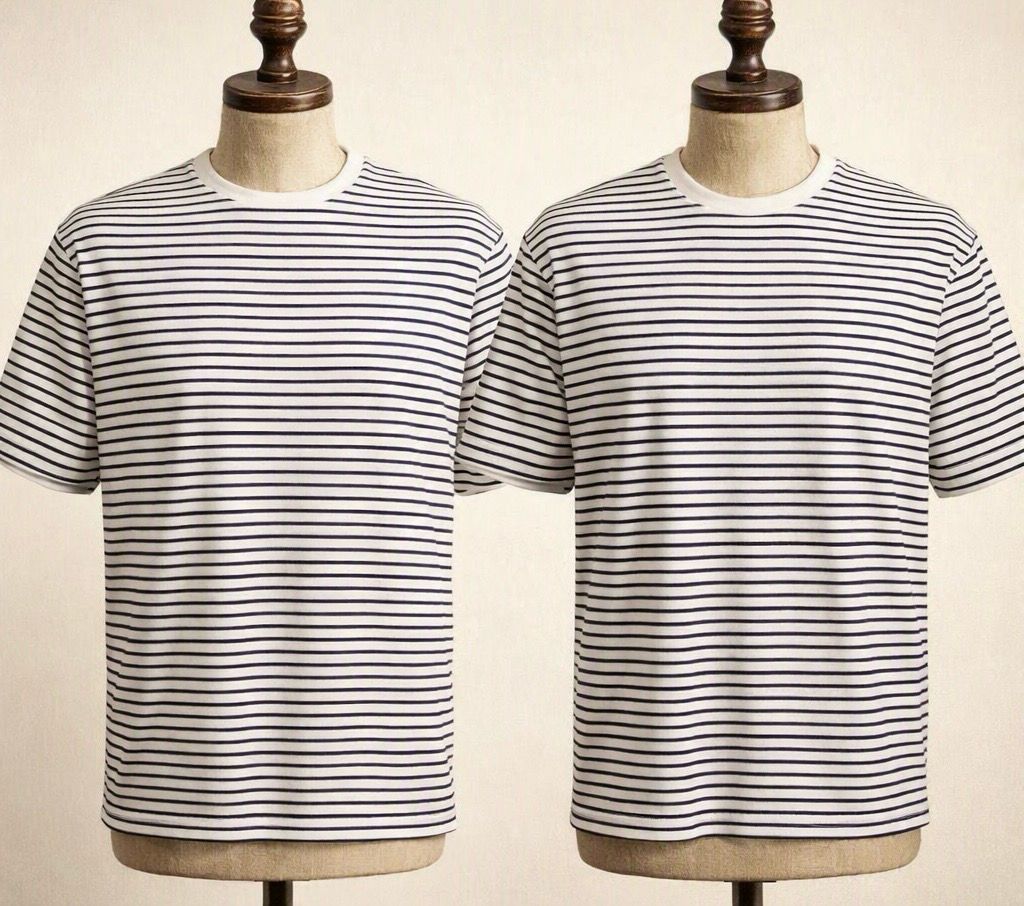 Utility Striped Cotton T-shirt.