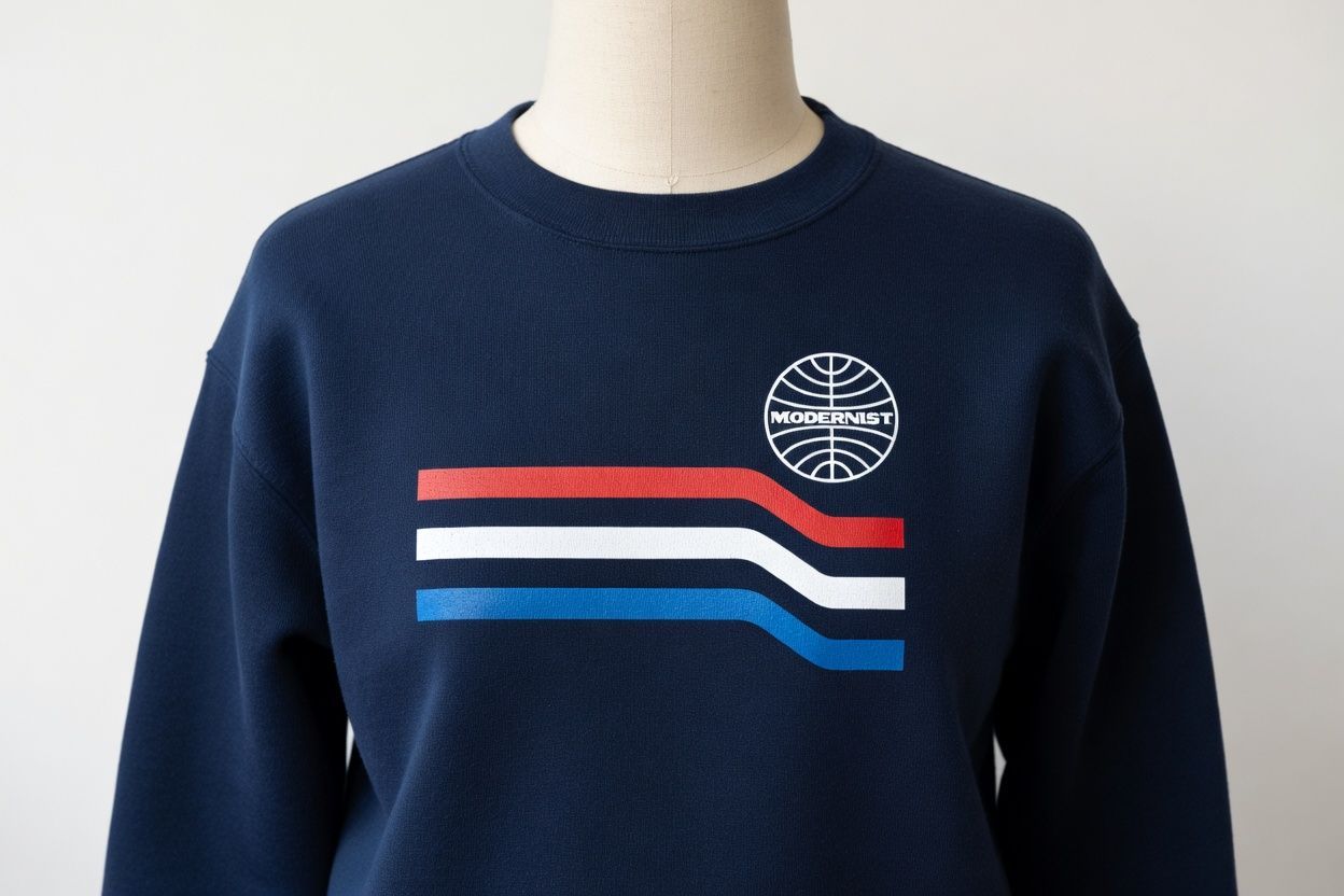 The Modernist Stripe Organic Sweatshirt The Modernist Stripe Organic Sweatshirt