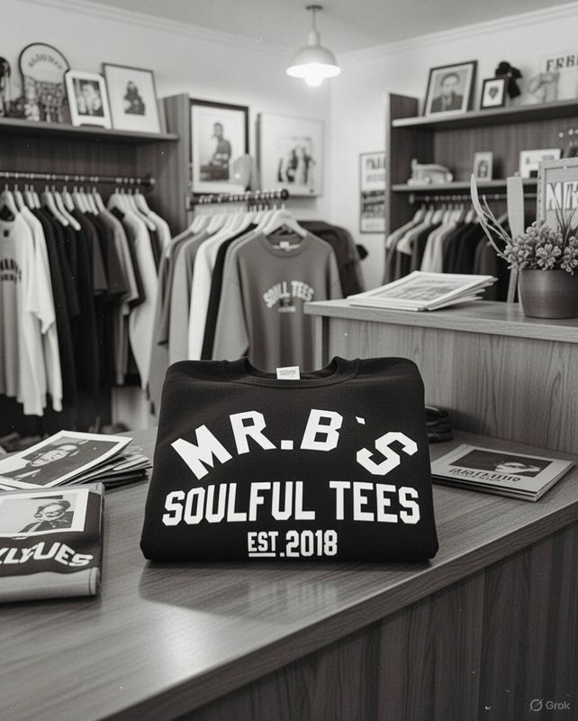 Mr.B’s Logo Organic Cotton Sweatshirt
