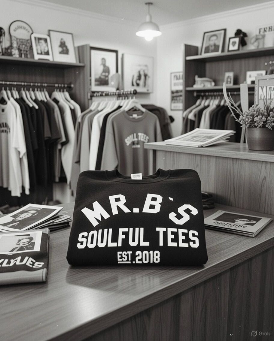 Mr.B’s Logo Organic Cotton Sweatshirt