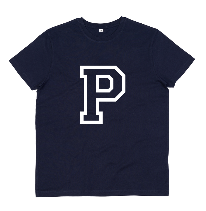 IVY SINGLE LETTER cotton t shirt