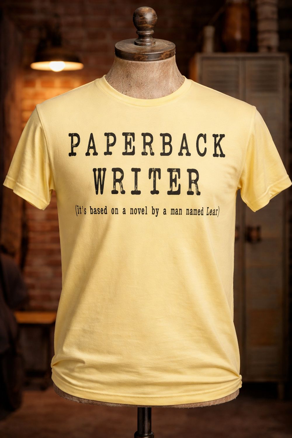 Paperback Writer The Beatles Inspired Organic Cotton T Shirt Paperback Writer The Beatles Inspired Organic Cotton T Shirt