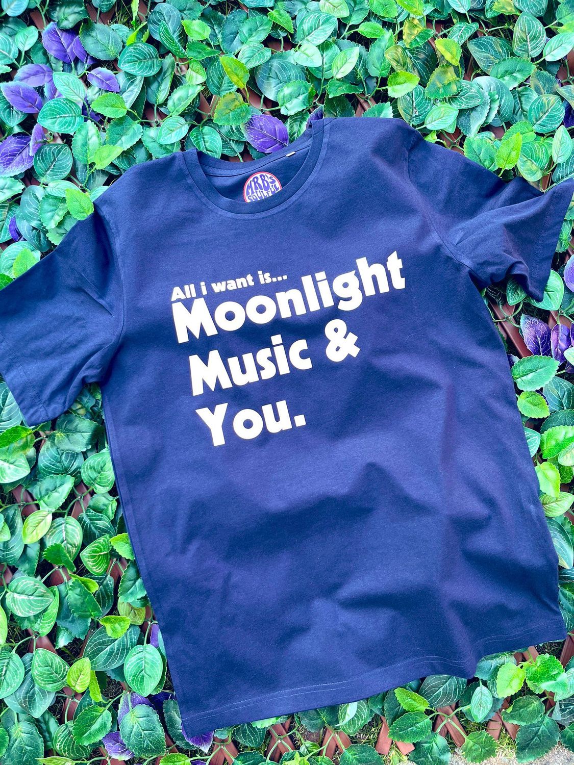 MOONLIGHT MUSIC AND YOU Organic T Shirt MOONLIGHT MUSIC AND YOU Organic T Shirt