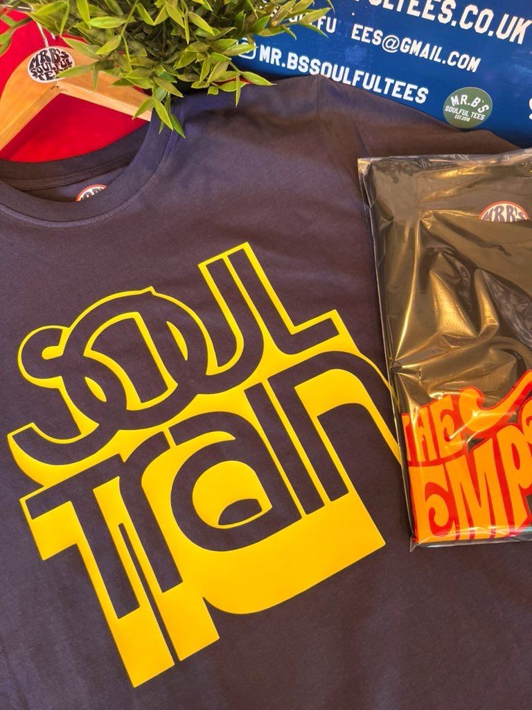SOUL TRAIN ORGANIC COTTON T SHIRT SOUL TRAIN ORGANIC COTTON T SHIRT
