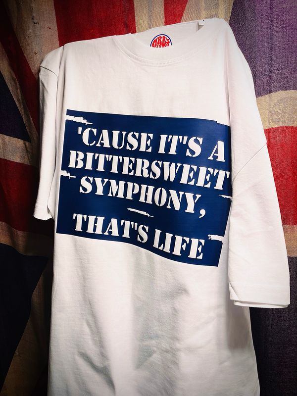 BITTERSWEET SYMPHONY ORGANIC COTTON T SHIRT BITTERSWEET SYMPHONY ORGANIC COTTON T SHIRT