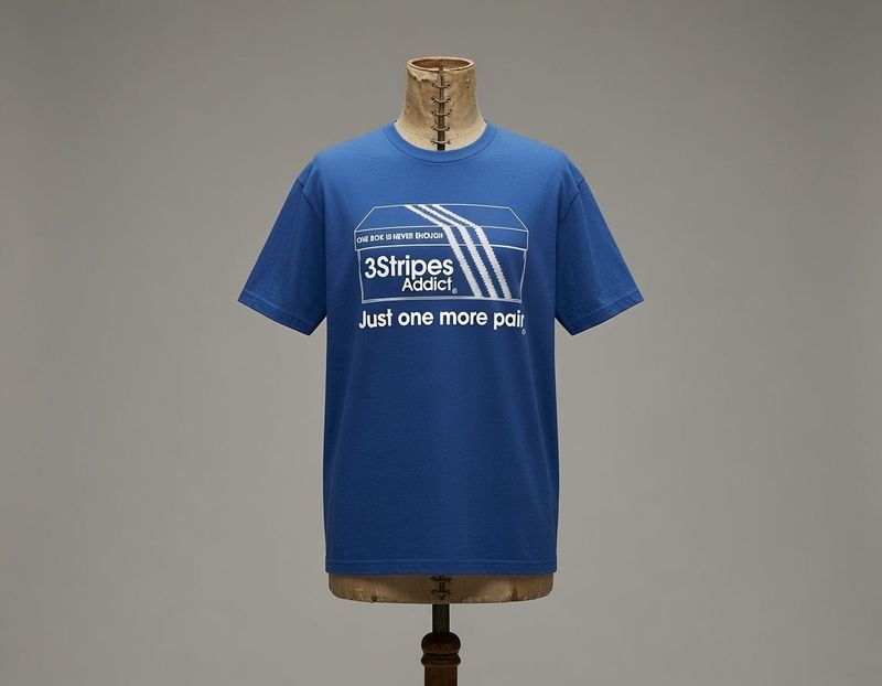 3-Stripes Addict Trainer Box Organic Cotton T-Shirt 3-Stripes Addict Trainer Box Organic Cotton T-Shirt
