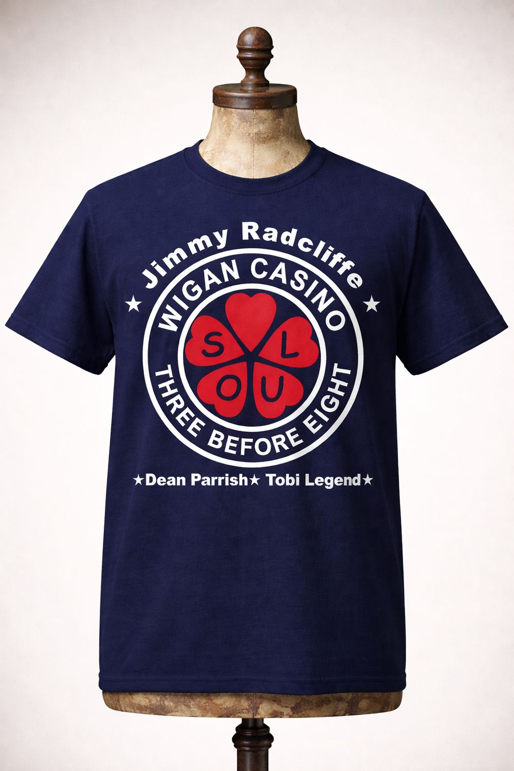 3 BEFORE 8 Organic Cotton T-shirt Northern Soul