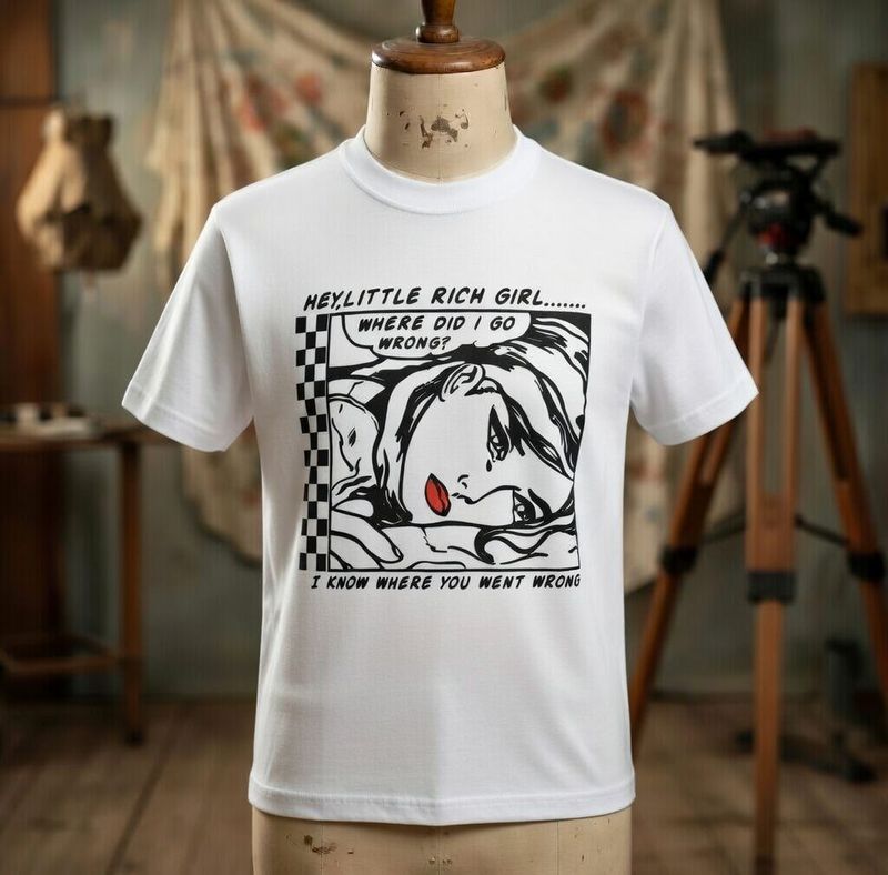 Hey Little Rich Girl Organic Cotton T Shirt