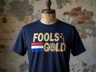 Fools Gold Organic Heavy Cotton T Shirt Fools Gold Organic Heavy Cotton T Shirt