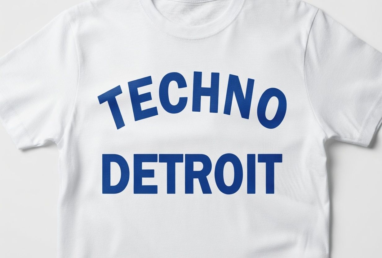 DETROIT TECHNO Organic Heavy Cotton T Shirt