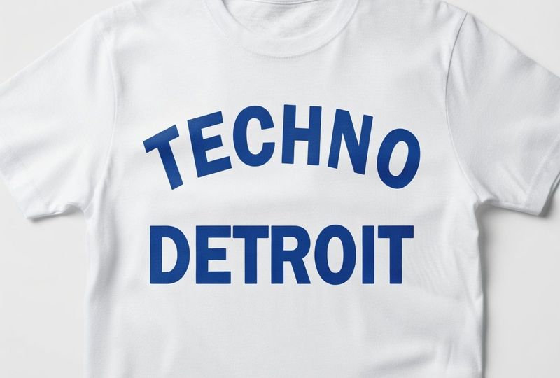 DETROIT TECHNO Organic Heavy Cotton T Shirt