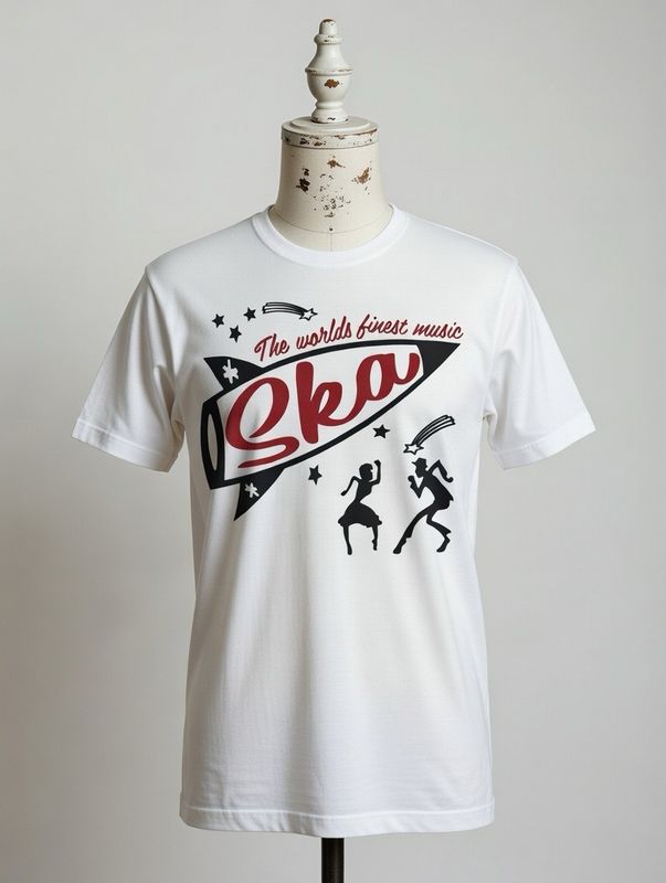 SKA THE WORLDS FINEST ORGANIC HEAVY COTTON T SHIRT