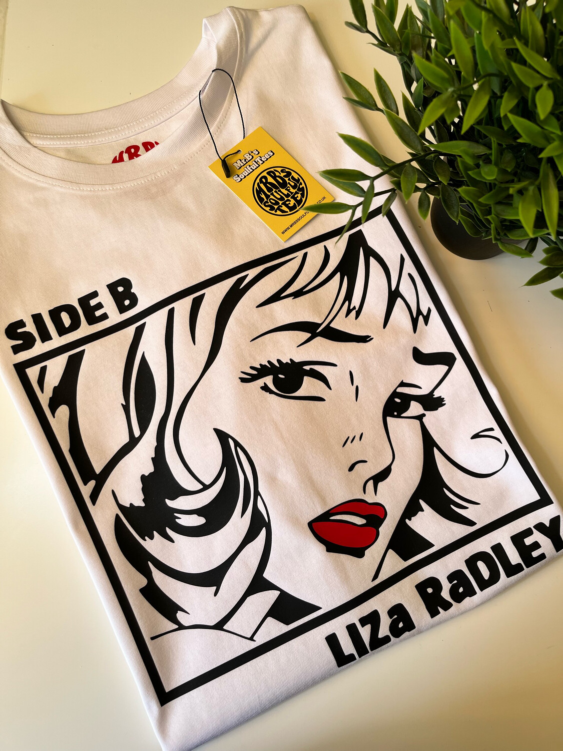 Liza Radley Side B Organic Heavy Cotton T-Shirt Liza Radley Side B Organic Heavy Cotton T-Shirt