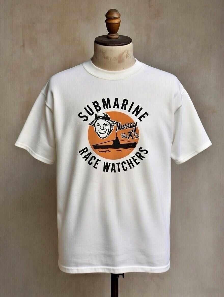 As Worn By George Harrison Submarine Race Watchers Heavy Cotton Organic T Shirt