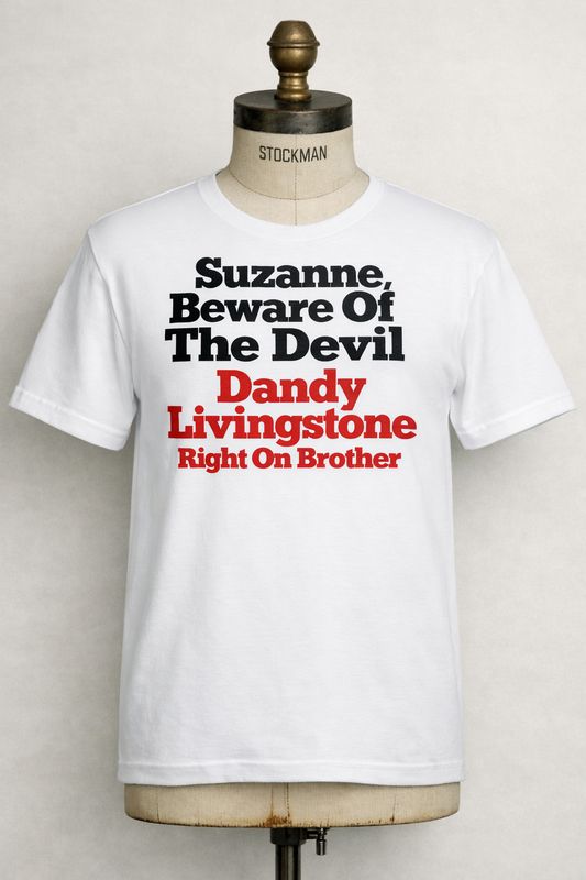 DANDY LIVINGSTONE ORGANIC COTTON T SHIRT DANDY LIVINGSTONE ORGANIC COTTON T SHIRT