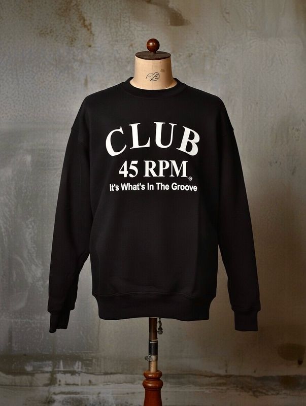 CLUB 45 RPM ORGANIC COTTON SWEATSHIRT