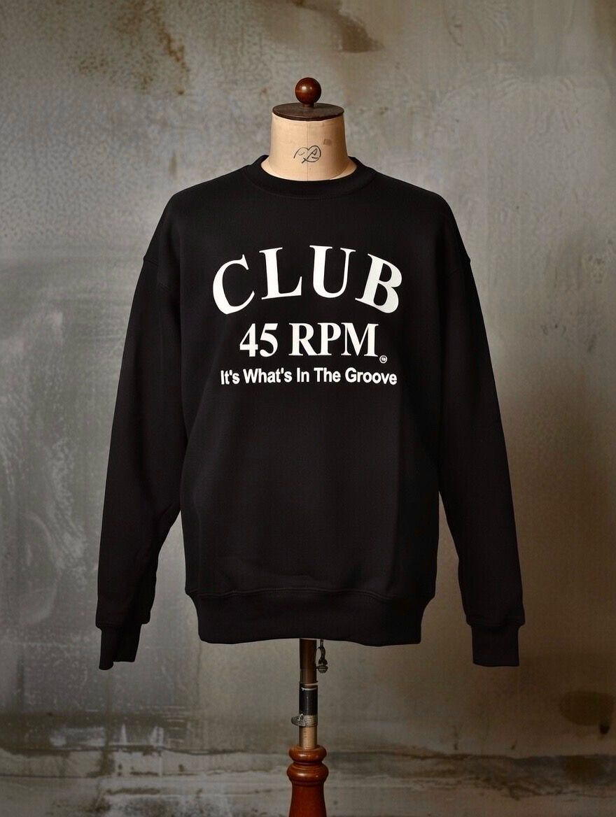 CLUB 45 RPM ORGANIC COTTON SWEATSHIRT