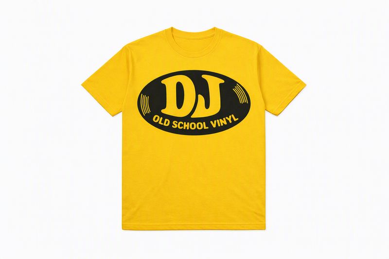 Old School DJ Organic Cotton T-Shirt Old School DJ Organic Cotton T-Shirt