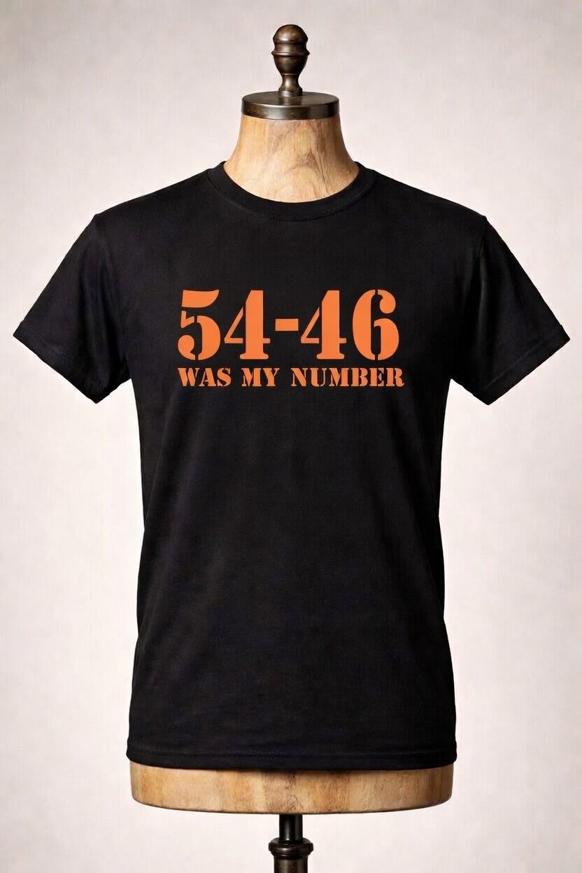 54-46 Was my number organic cotton t-shirt, Toots and the Maytals inspired