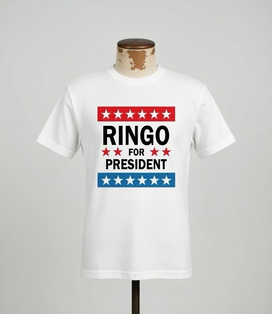 Ringo For President Organic Cotton T Shirt