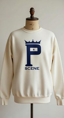 THE P SCENE ORGANIC COTTON SWEATSHIRT THE P SCENE ORGANIC COTTON SWEATSHIRT