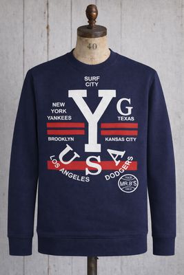Surf City Ivy League Modernist Organic Sweatshirt (choose your own letter) Surf City Ivy League Modernist Organic Sweatshirt (choose your own letter)