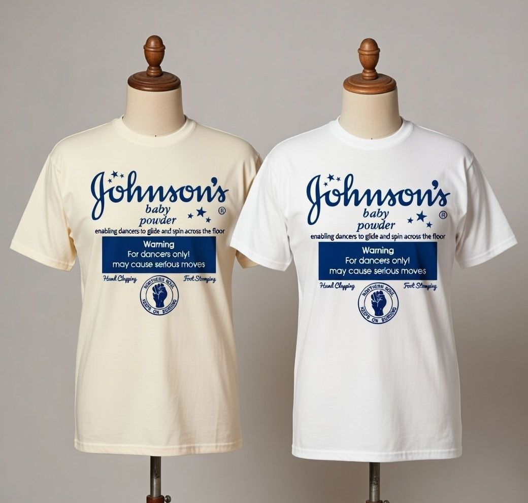 Northern Soul Johnson's baby Powder ORGANIC T SHIRT