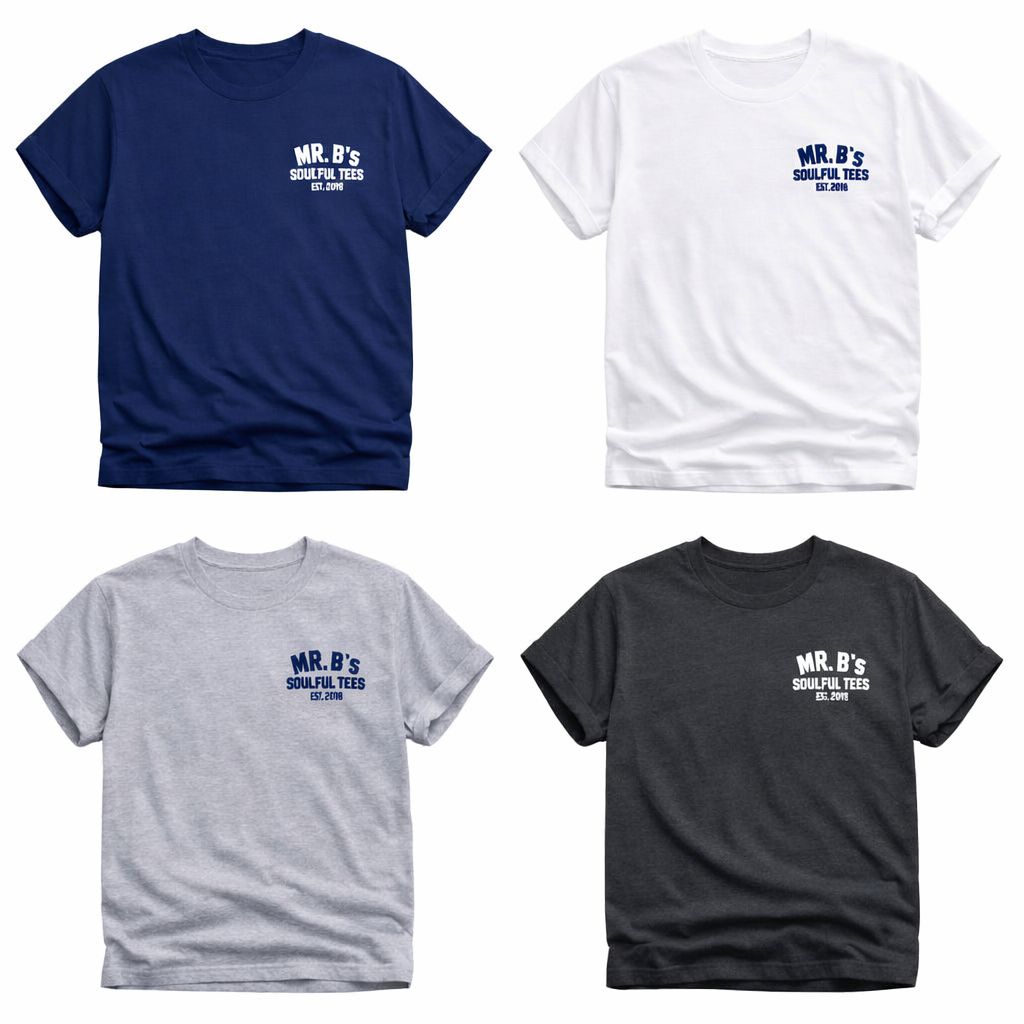 Mr.B`s Ivy Style front and back print organic cotton t shirt Mr.B`s Ivy Style front and back print organic cotton t shirt