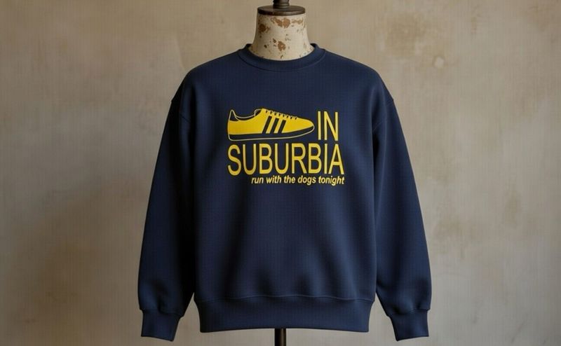 IN SUBURBIA ORGANIC COTTON SWEATSHIRT
