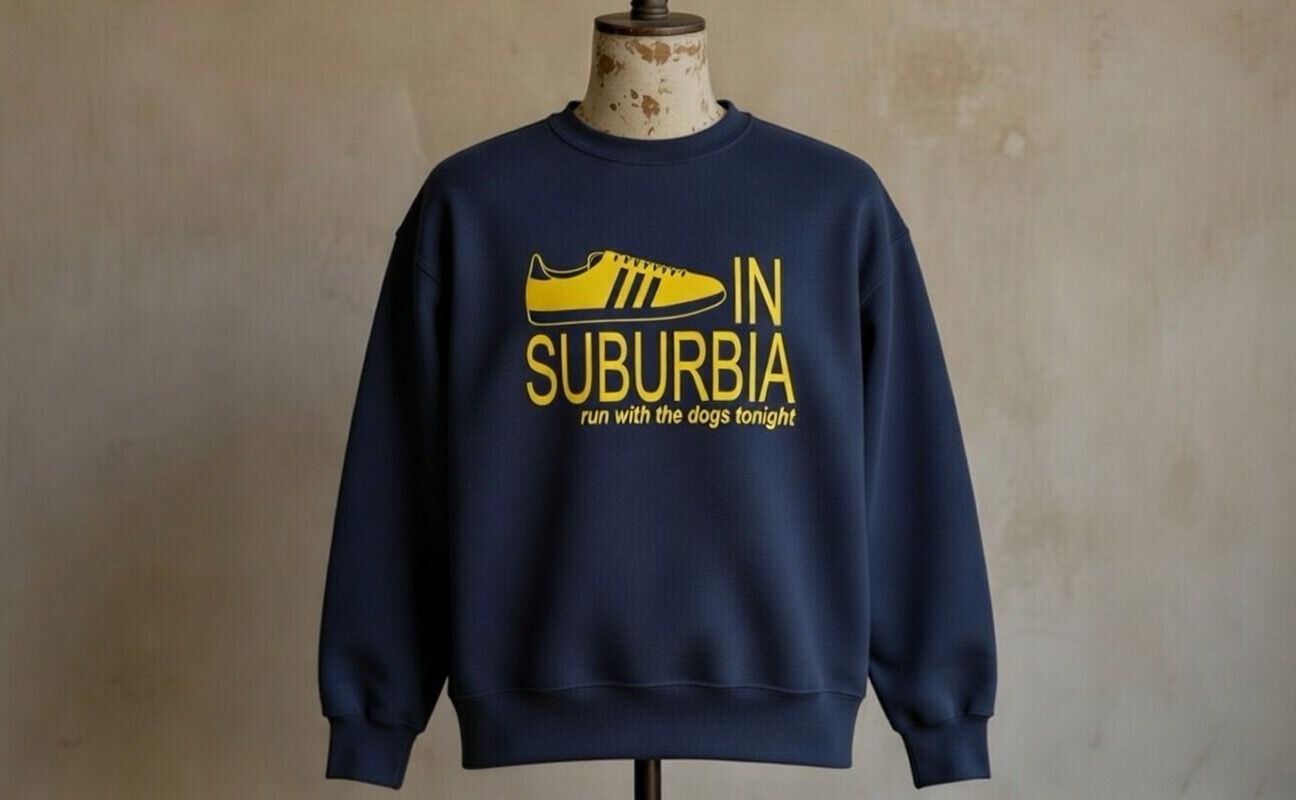 IN SUBURBIA ORGANIC COTTON SWEATSHIRT