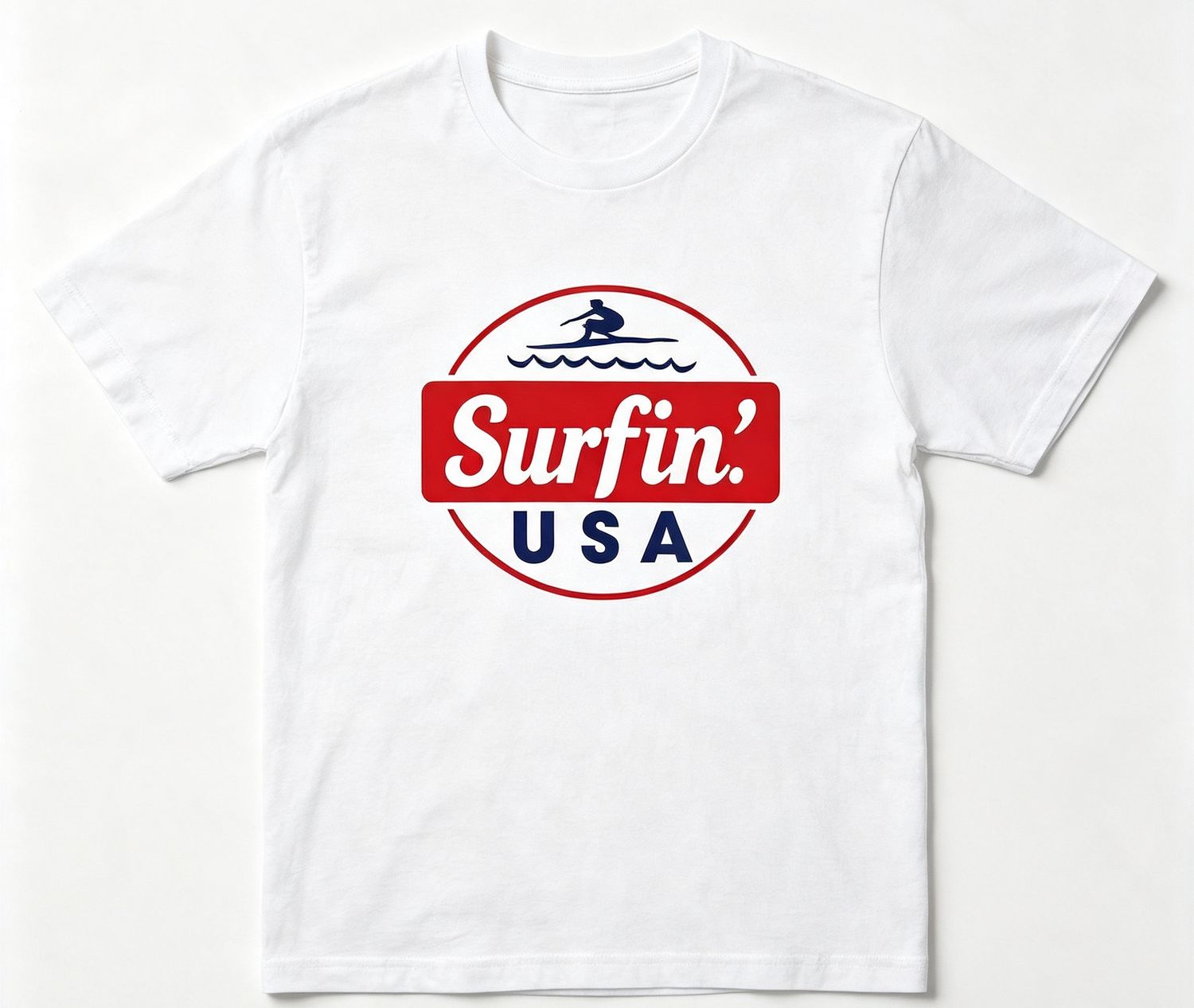 SURFIN USA ORGANIC COTTON T SHIRT