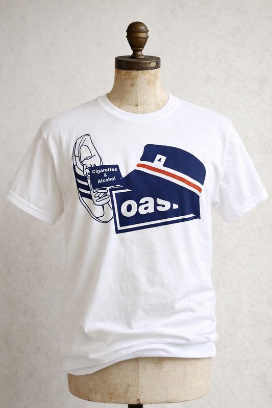Cigarettes And Alcohol Organic Cotton T shirt Cigarettes And Alcohol Organic Cotton T shirt
