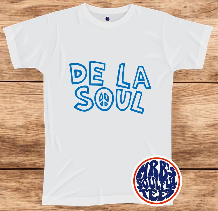 DE LA SOUL ORGANIC COTTON T SHIRT DE LA SOUL ORGANIC COTTON T SHIRT