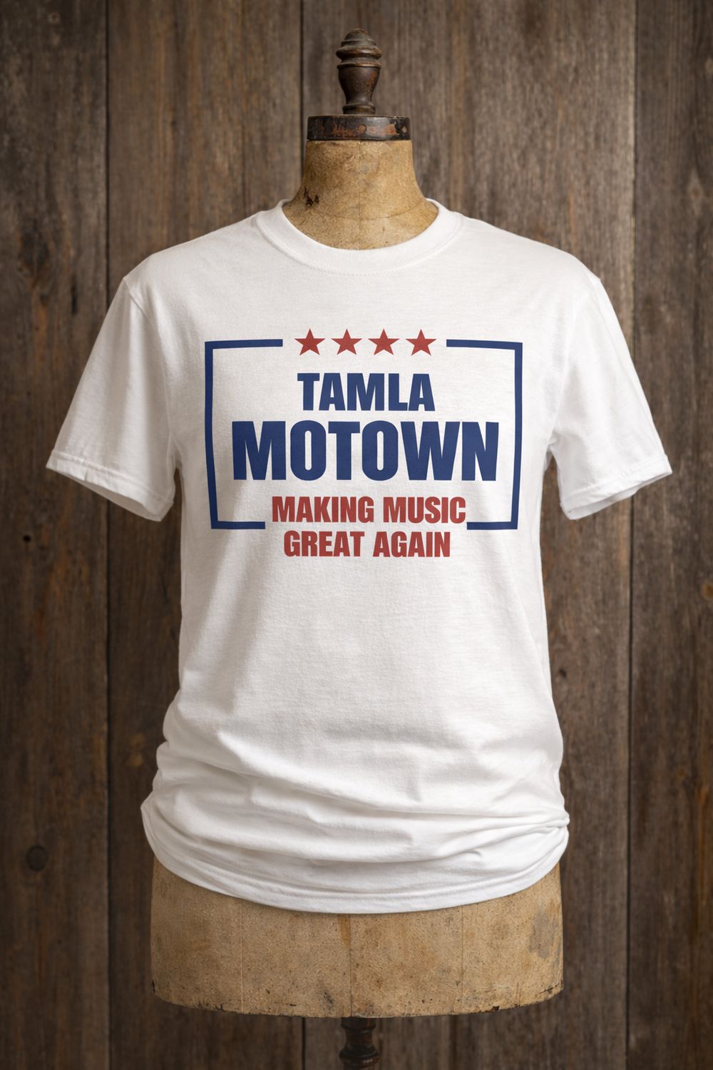 TAMLA MOTOWN MAKING MUSIC GREAT AGAIN ORGANIC COTTON T SHIRT TAMLA MOTOWN MAKING MUSIC GREAT AGAIN ORGANIC COTTON T SHIRT