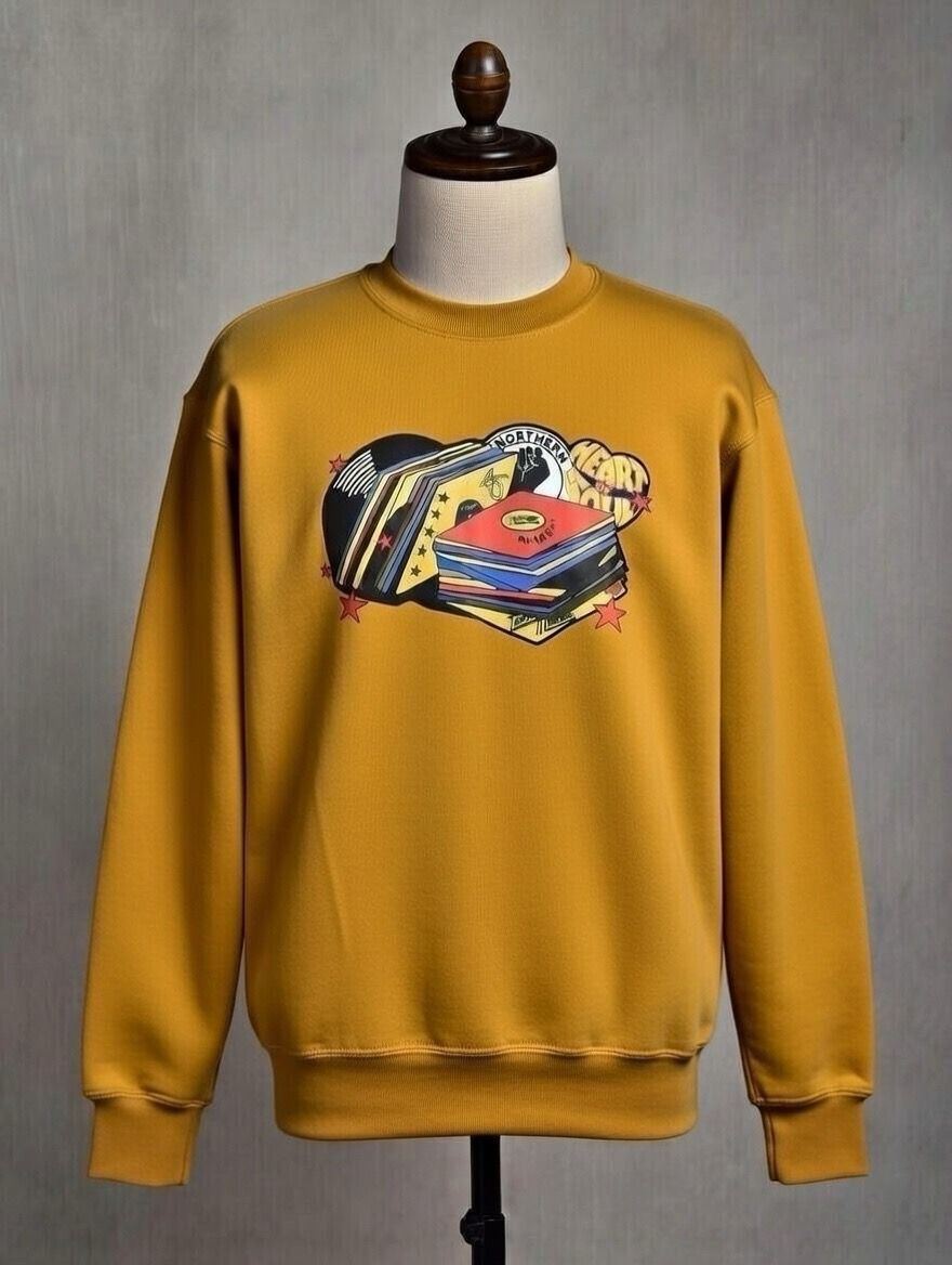 HEART OF SOUL ORGANIC COTTON SWEATSHIRT