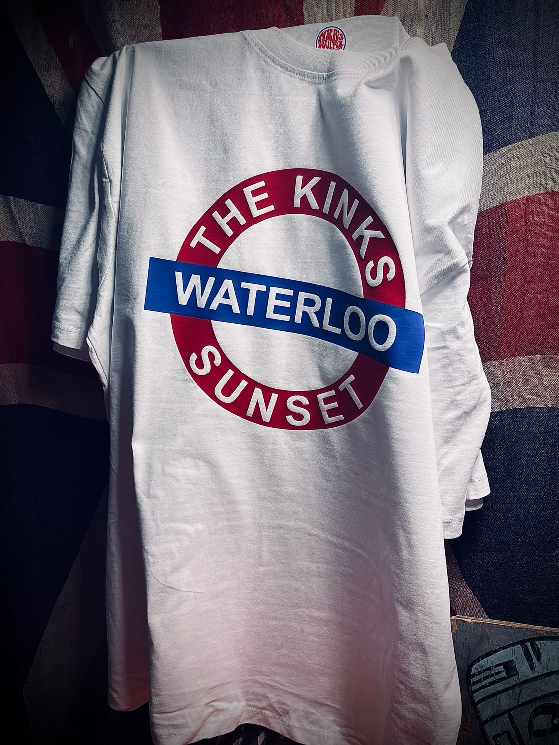 THE KINKS WATERLOO SUNSET ORGANIC COTTON T SHIRT THE KINKS WATERLOO SUNSET ORGANIC COTTON T SHIRT