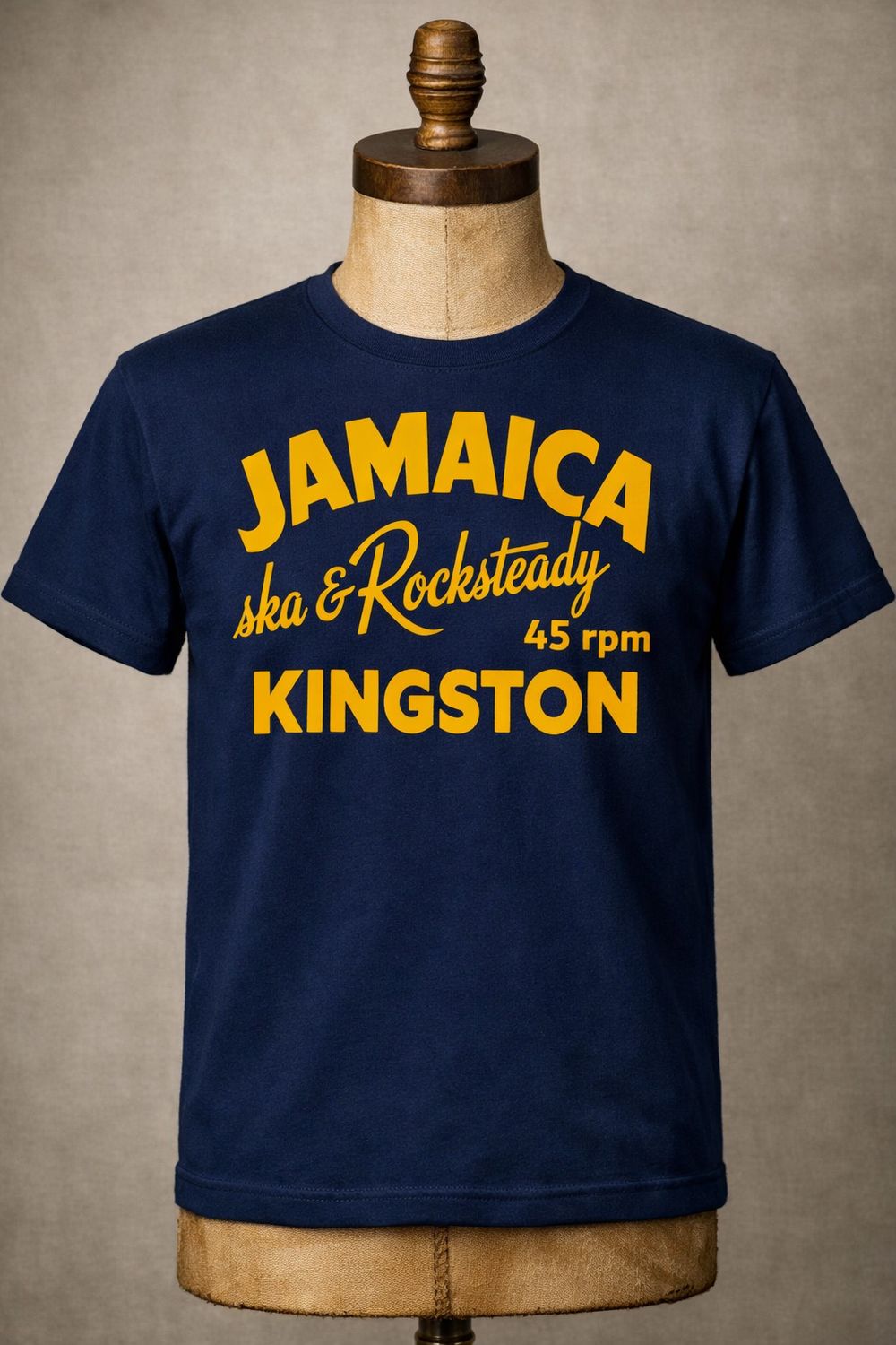 JAMAICA SKA & ROCKSTEADY 45RPM organic cotton t shirt JAMAICA SKA & ROCKSTEADY 45RPM organic cotton t shirt