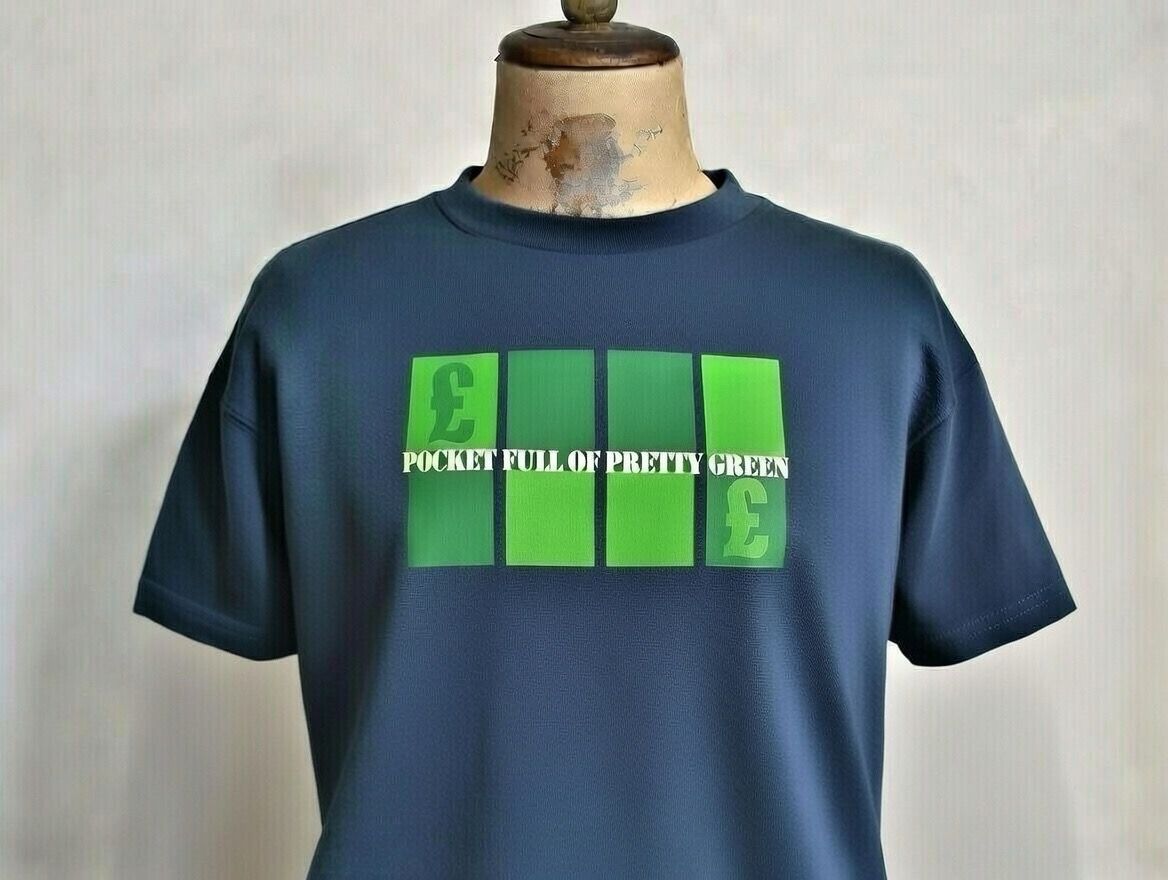 PRETTY GREEN THE JAM INSPIRED ORGANIC COTTON T SHIRT