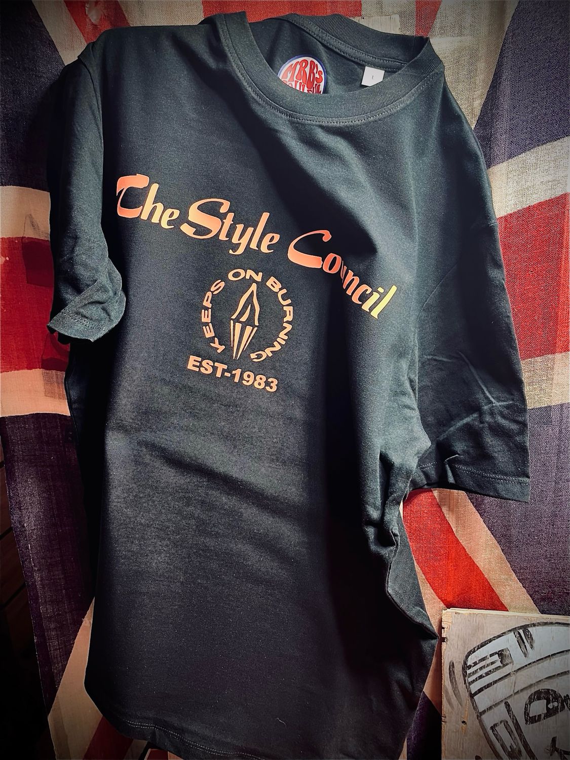 THE STYLE COUNCIL EST1983 ORGANIC COTTON T SHIRT THE STYLE COUNCIL EST1983 ORGANIC COTTON T SHIRT