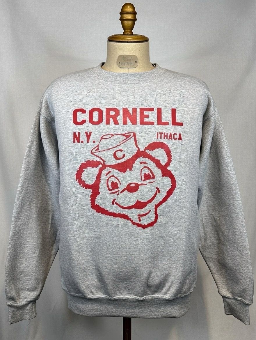 1950s CORNELL LOGO ORGANIC SWEATSHIRT 1950s CORNELL LOGO ORGANIC SWEATSHIRT