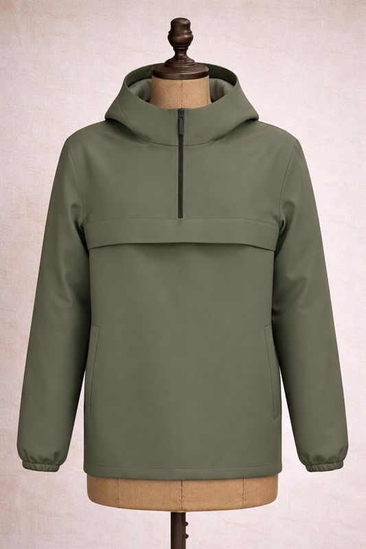WATERPROOF SMOCK 	Recycled polyester outer.